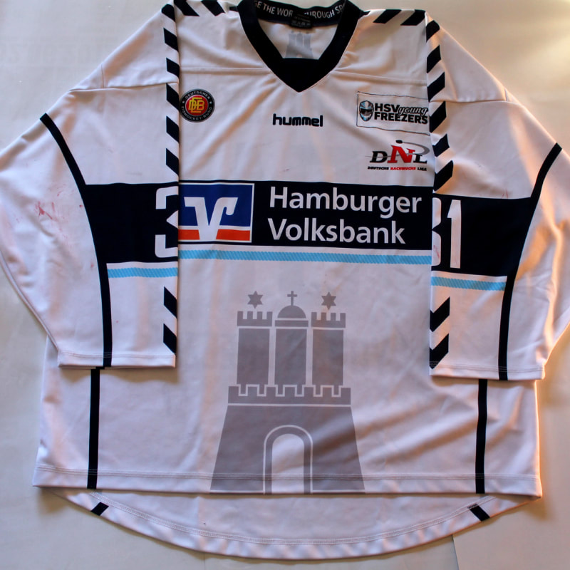 Leon Hungerecker Hamburg Young Freezers game worn jersey